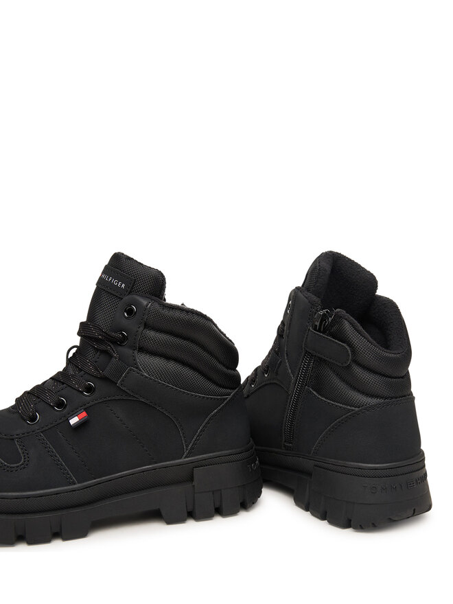 Tommy Hilfiger Schnürschuhe Tommy Hilfiger T3X5-35292-0316 M Schwarz