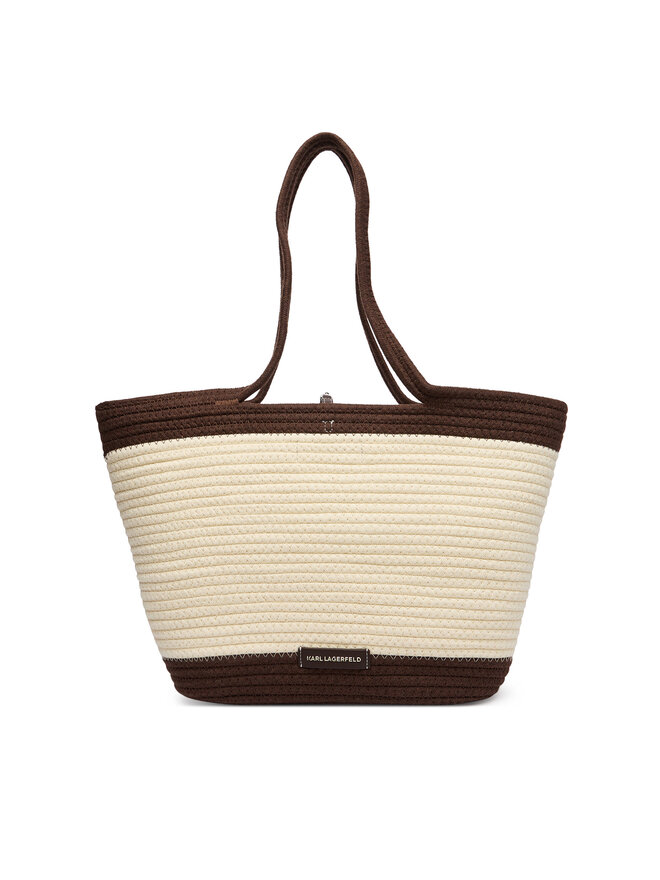 KARL LAGERFELD Handtasche KARL LAGERFELD B1W46080 Creme