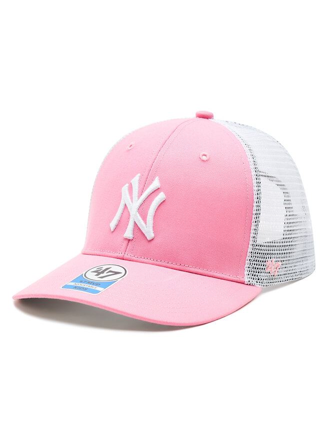 47 Brand Kšiltovka 47 Brand MLB New York Yankees Branson '47 MVP B-BRANS17CTP-RSA Růžová