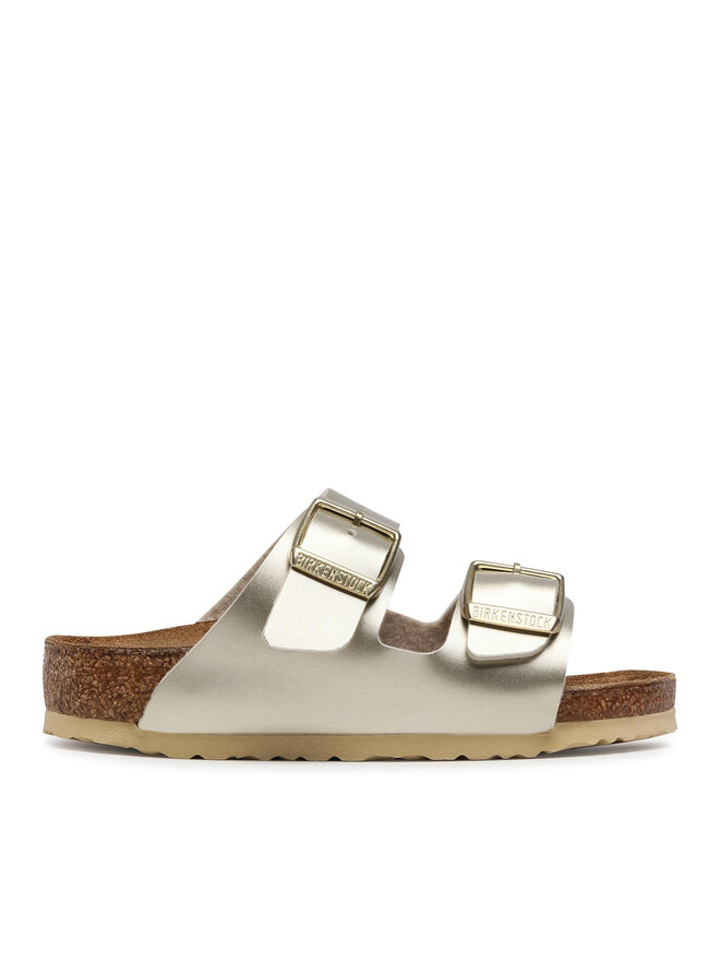 Birkenstock Pantoletten Birkenstock Arizona Kids 1014841 Goldfarben
