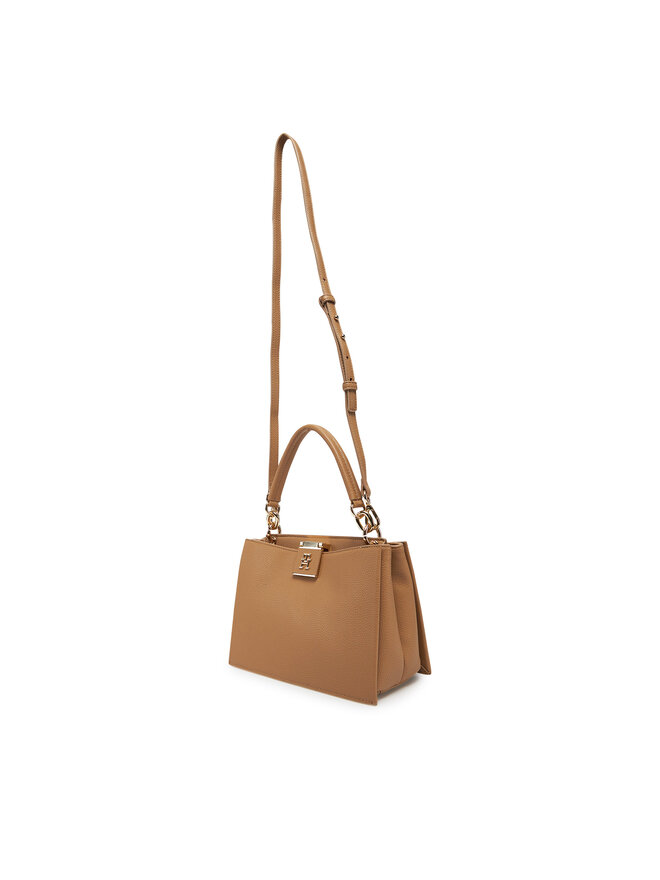 Tommy Hilfiger Ročna torba Tommy Hilfiger Th Her Mini Tote AW0AW17190 Rjava