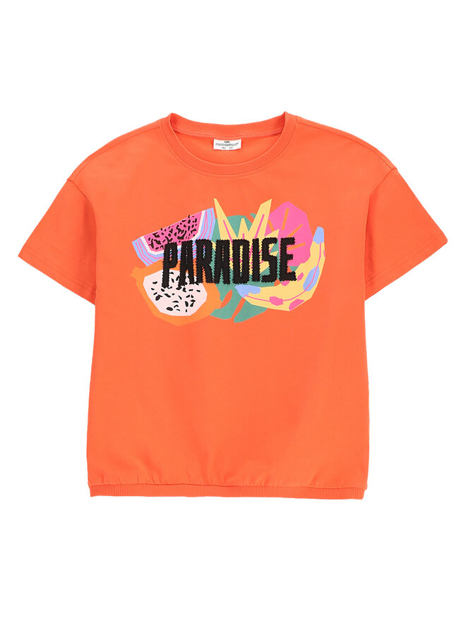 Coccodrillo Coccodrillo T-shirt WC5143202TGJ Narančasta Regular Fit