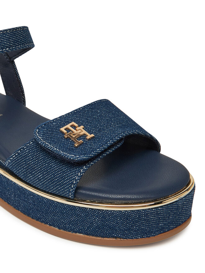 Tommy Hilfiger Sandały Tommy Hilfiger T3A2-33788-1828 S Granatowy