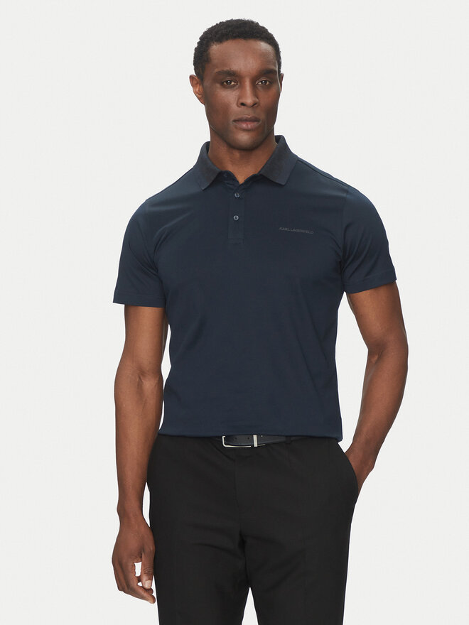 KARL LAGERFELD KARL LAGERFELD Poloshirt 745001 552200 Dunkelblau Slim Fit