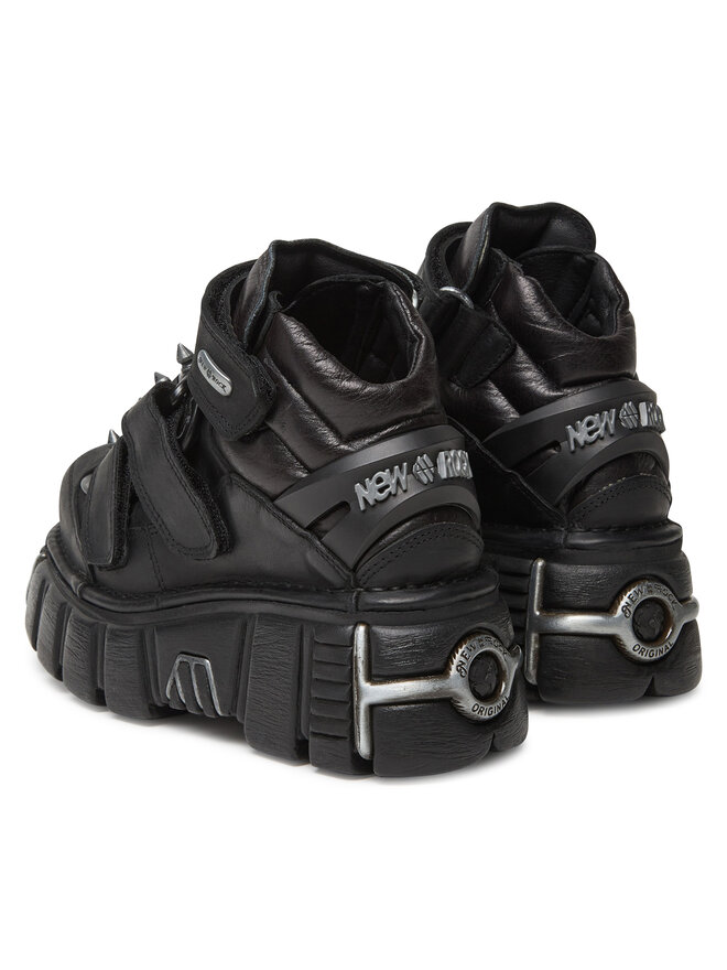 NEW ROCK Īsie zābaki NEW ROCK M-285C-S1 Melns