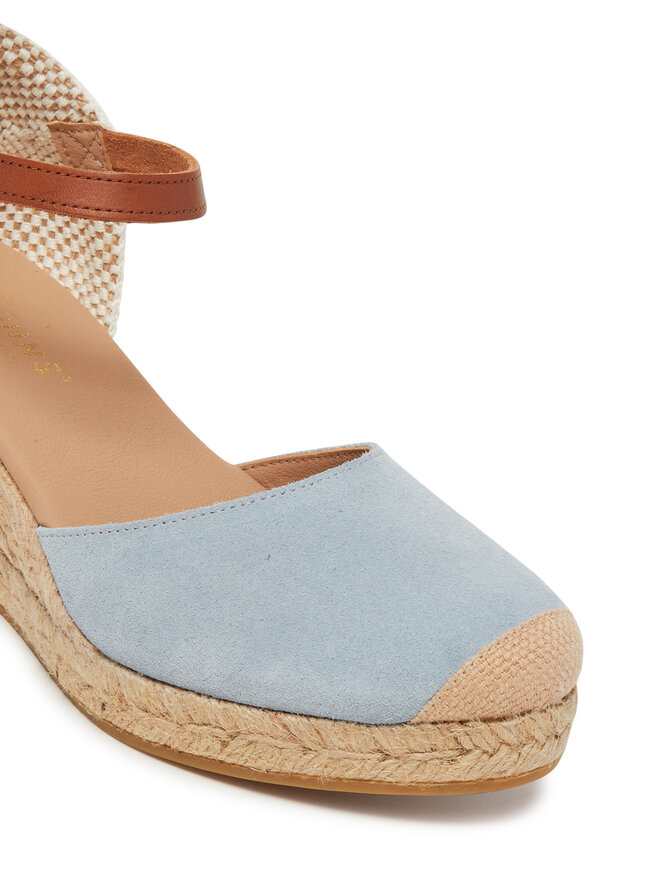 Genuins Espadrilles Genuins Carina Velour G106384 Zils