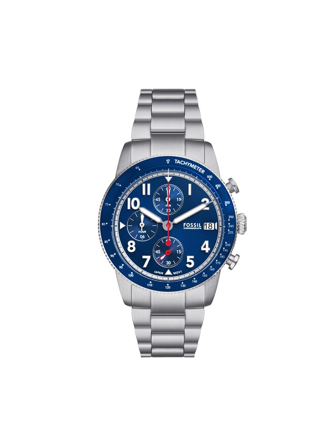 Fossil Laikrodis Fossil Sport Tourer FS6047 Sidabrinė