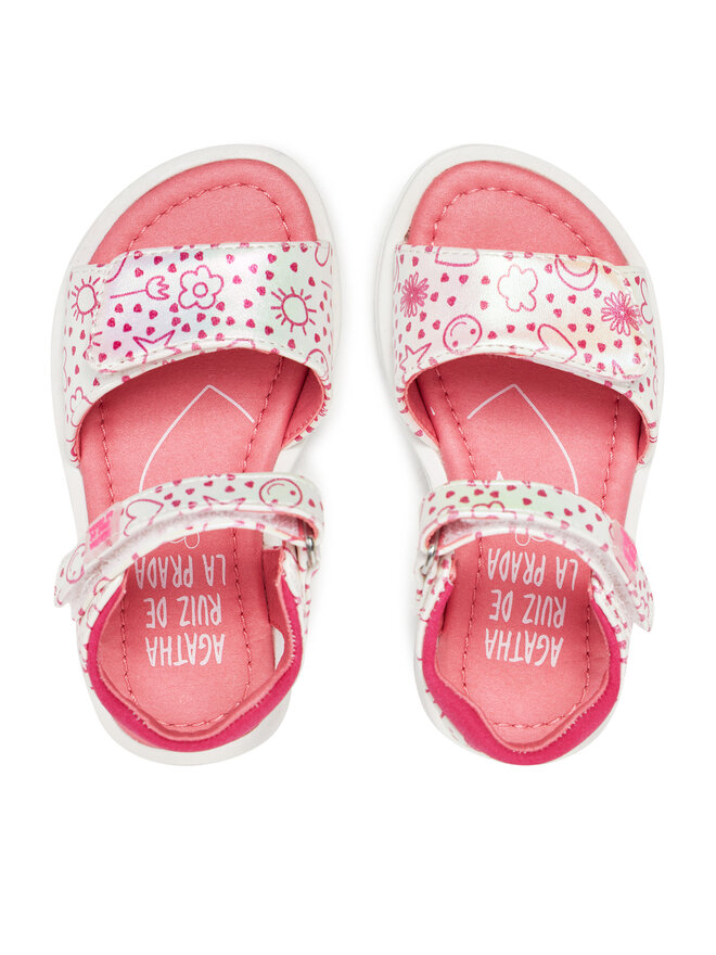 Agatha Ruiz de la Prada Босоніжки Agatha Ruiz de la Prada 252926 Білий