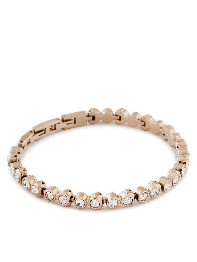 Sekonda Zestaw zegarek, łańcuszek i kolczyki Sekonda 49035 Różowe złoto