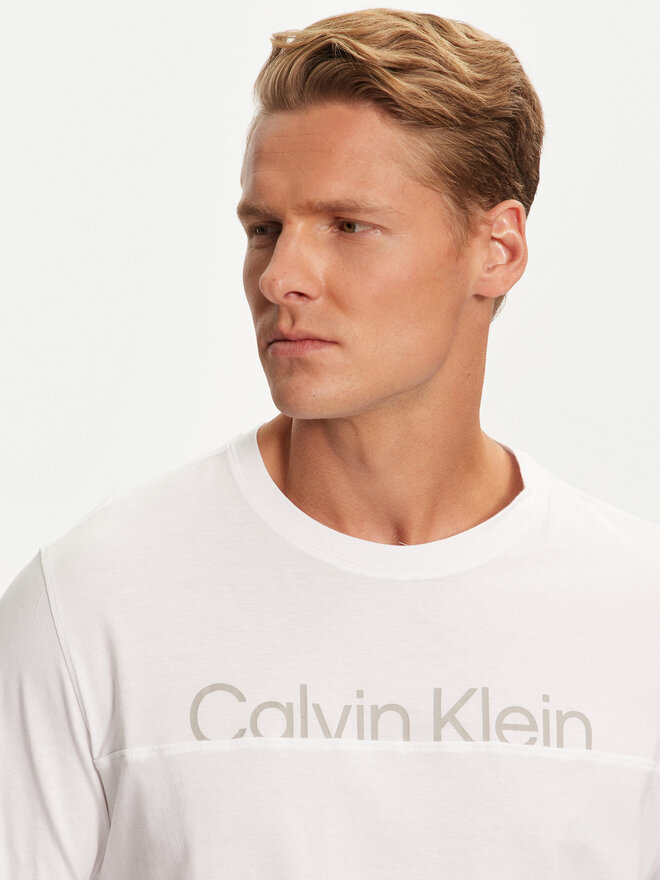 Calvin Klein Performance Calvin Klein Performance Camiseta 00GMF4K142 Blanco Regular Fit