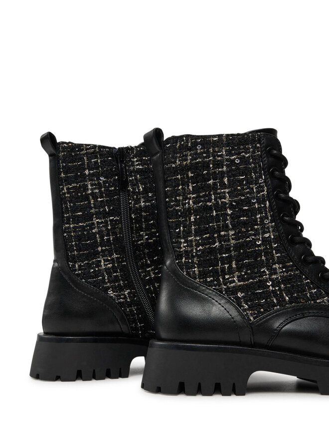 Tamaris Schnürschuhe Tamaris 1-25906-41 Schwarz