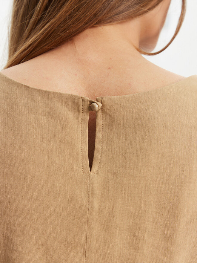Marella Marella Top Terni 2513161055 Beis Regular Fit
