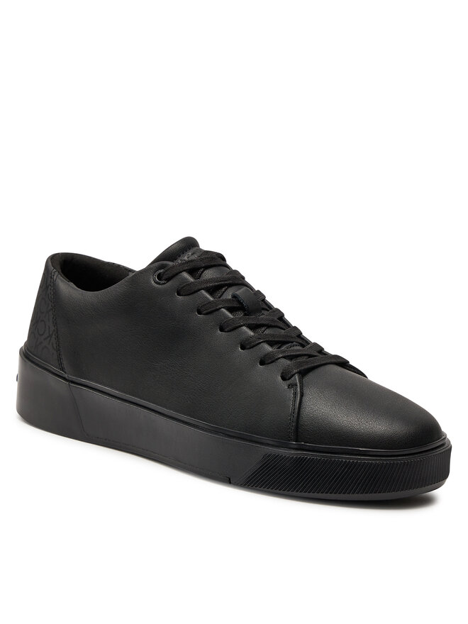 Calvin Klein Laisvalaikio batai Calvin Klein Low Lace Up Lth Mono HM0HM01236 Juoda