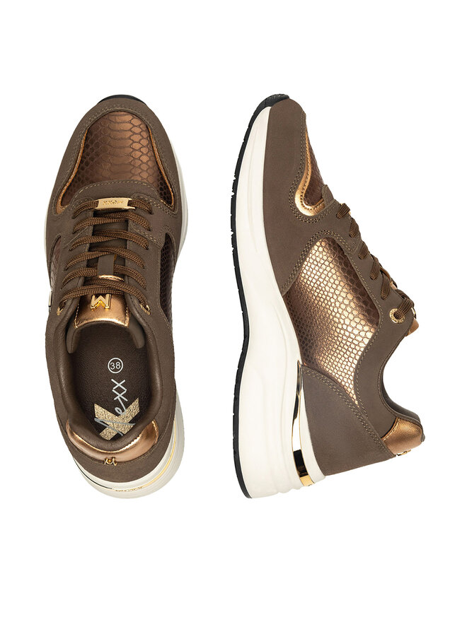 MEXX Sneakersy MEXX MI001009043W-01 Brązowy
