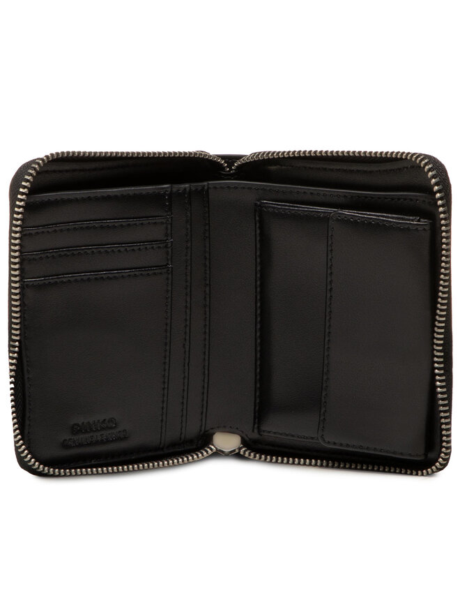PINKO Maža Moteriška Piniginė Pinko Taylor Wallet Zip Around M 1 Simf PE 21 PLTT 1P226P Y6XU Juoda