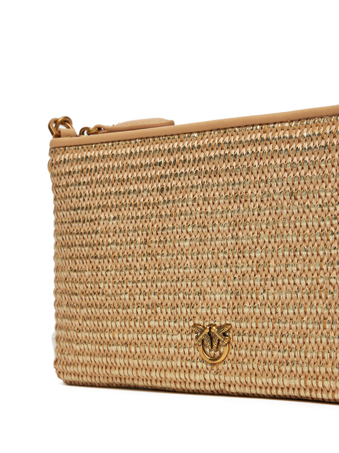 PINKO Torebka PINKO Flat Horizontal Mini PE 25 PCPL 104277 A2CE Złoty
