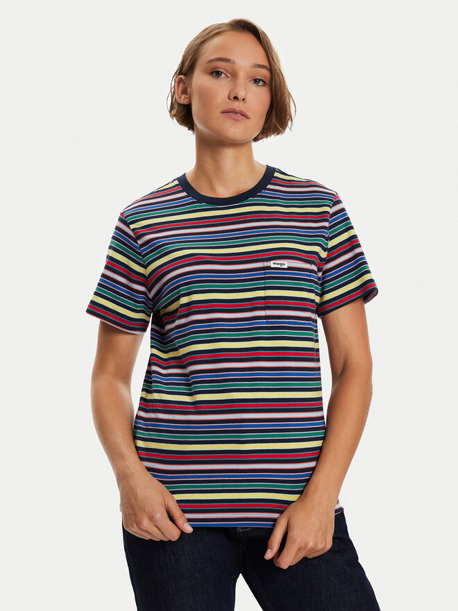 Wrangler Wrangler Camiseta Stripe 112356456 De color Regular Fit