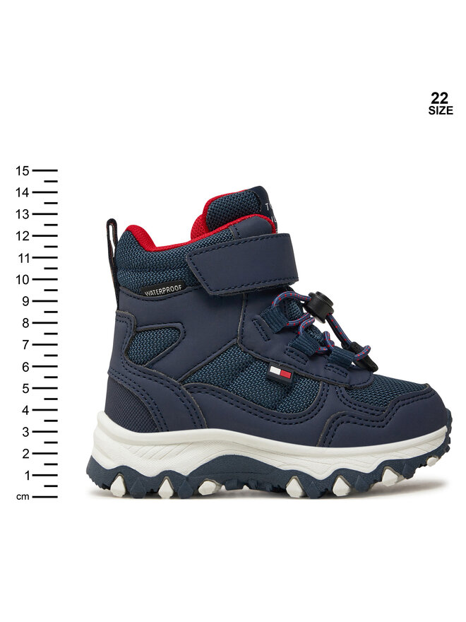 Tommy Hilfiger Snehule Tommy Hilfiger Fur Boot T1X5-33710-1492 M Tmavomodrá