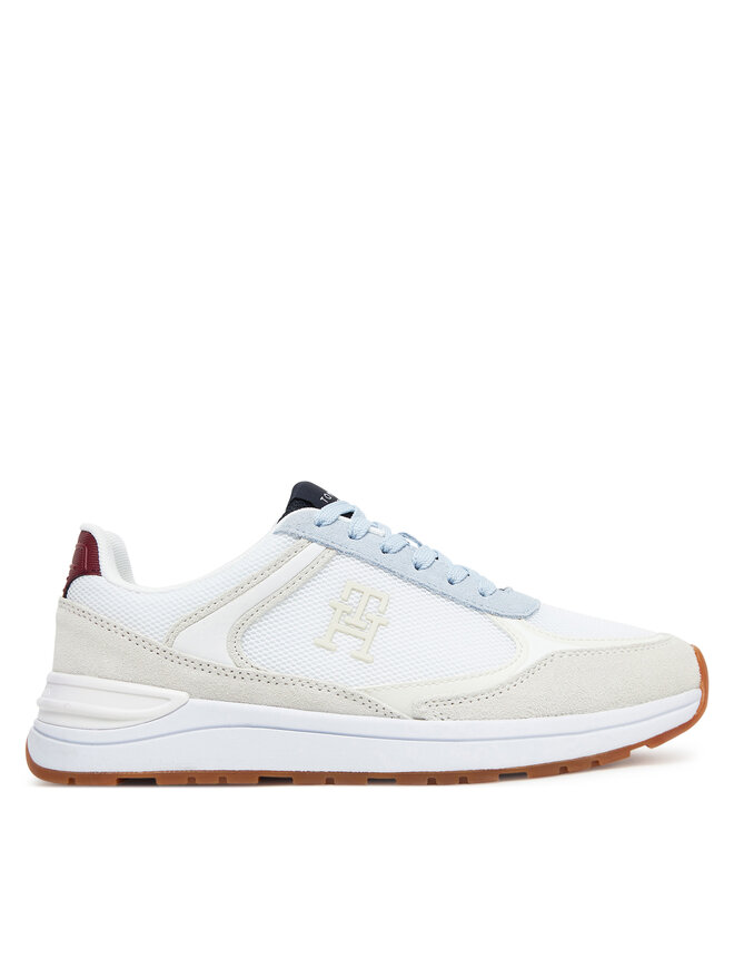 Tommy Hilfiger Sneakers Tommy Hilfiger Casual Fashion Runner Mix FW0FW08324 Weiß