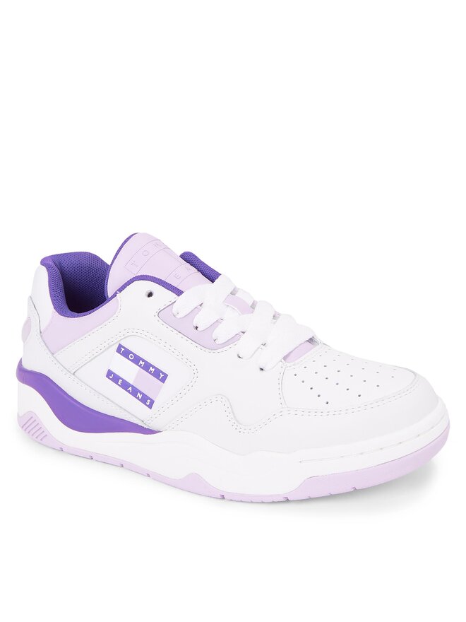 Tommy Jeans Сникърси Tommy Jeans Tjw New Basket Sneaker Lc EN0EN02524 Виолетов