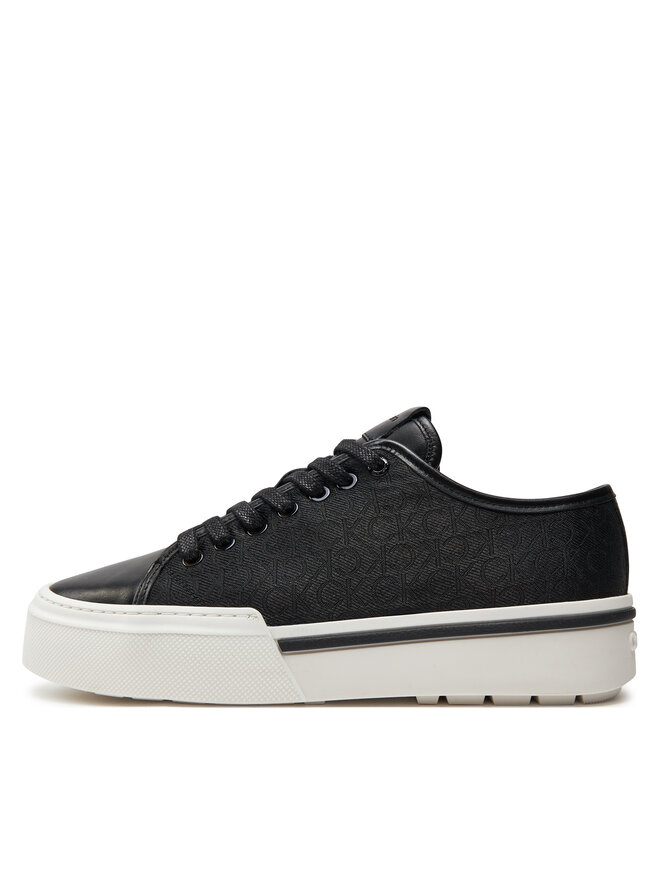 Calvin Klein Sneakersy Calvin Klein Low Top Lace Up Jaq Mono HM0HM01420 Čierna