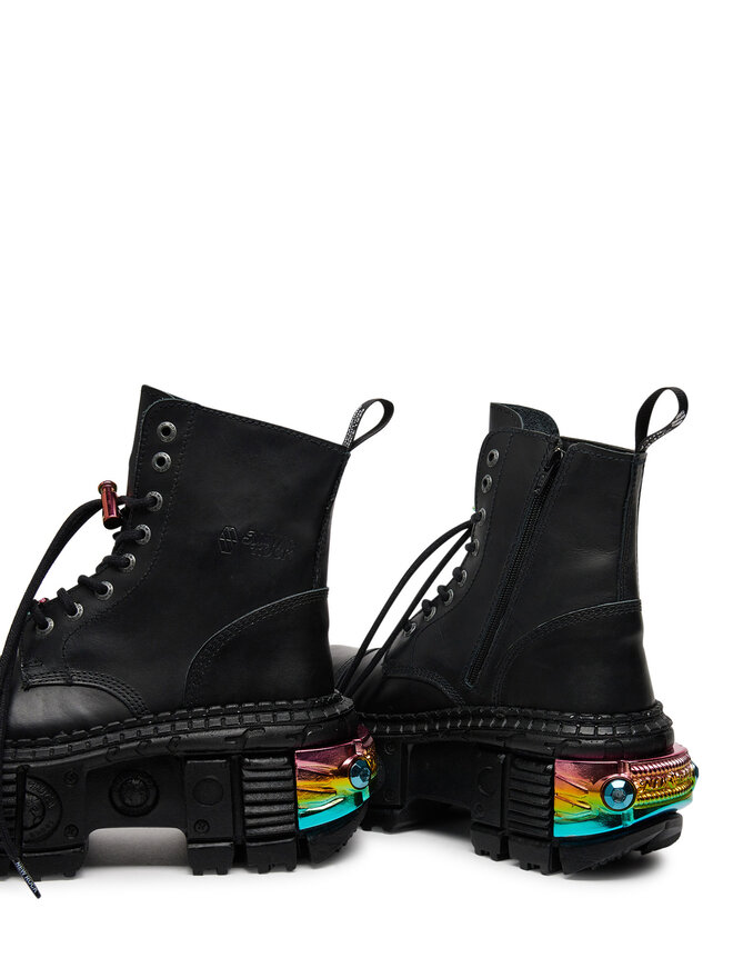 NEW ROCK Bakancs NEW ROCK M-WALL083CCT-S8 Fekete