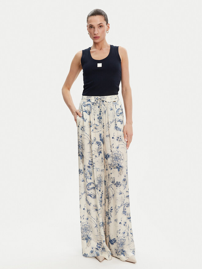 Fracomina Fracomina Top FP25ST2001J40101 Tamnoplava Slim Fit