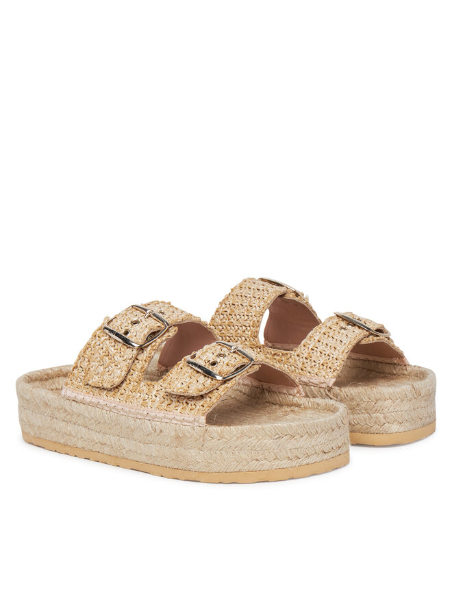 LOVE MOSCHINO Espadrile LOVE MOSCHINO JA28393G0MJQ0107 Bej