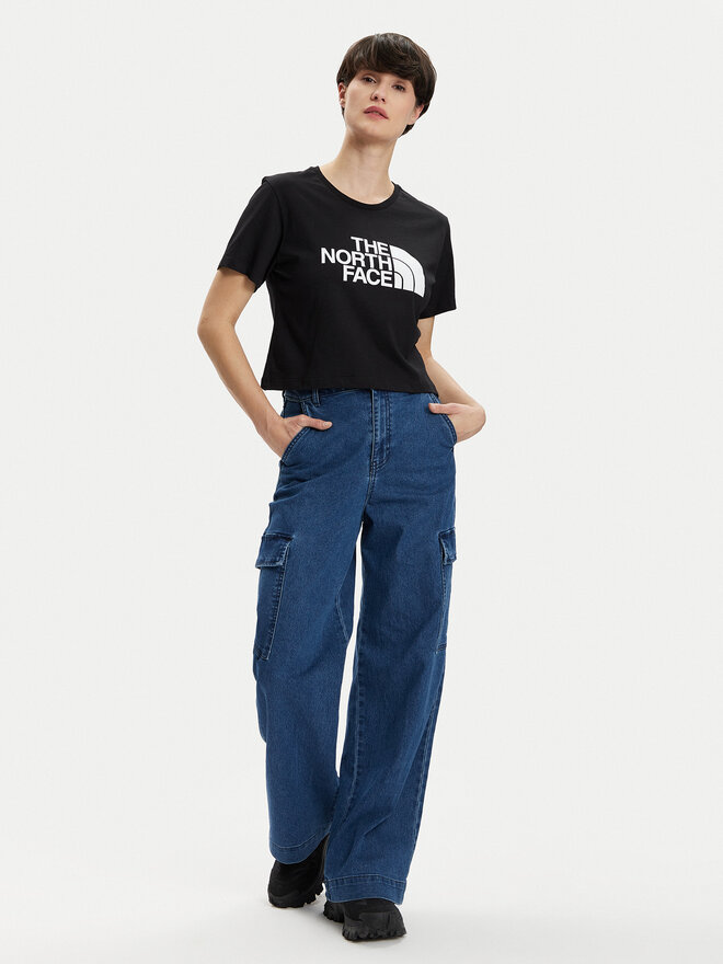 The North Face The North Face Majica Easy NF0A87NA Črna Relaxed Fit