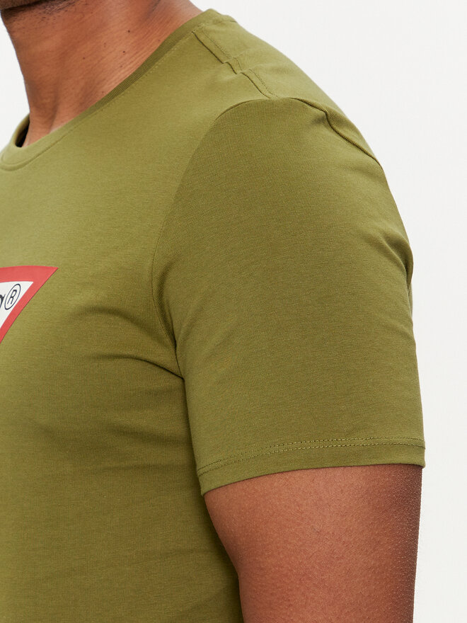 Guess Guess T-Shirt Logo M2YI71 I3Z14 Grün Slim Fit