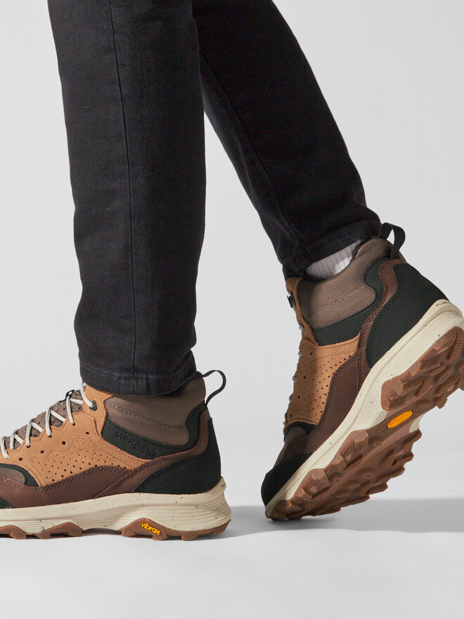 Merrell Sneakersy Merrell Speed Solo Mid Wp J004533 Hnědá