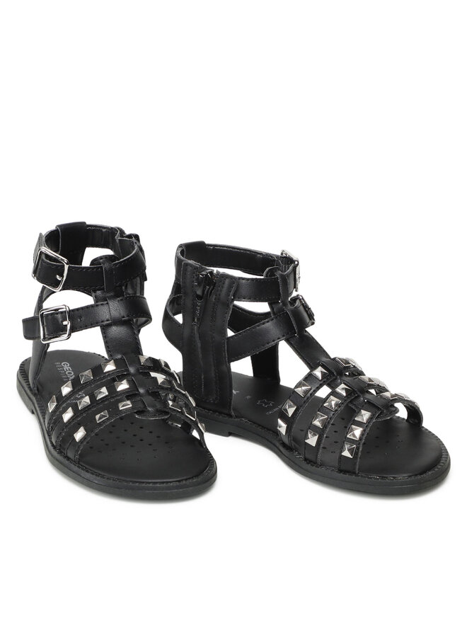 Geox Sandály Geox J S.Karly G. C J2535C 000BC C9999 M Černá