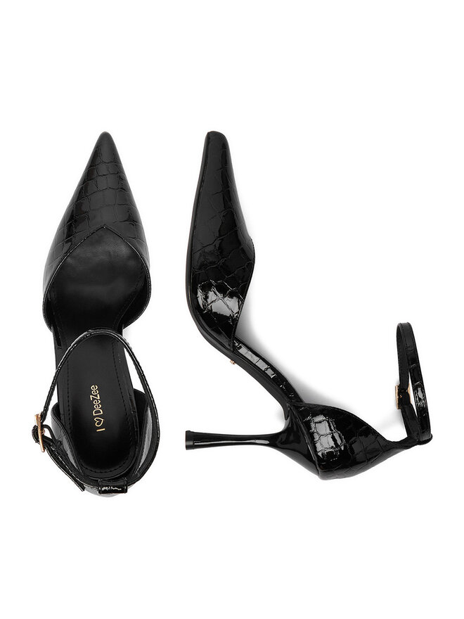 DeeZee Туфлі на шпильці DeeZee CEO-LS6049-10 Чорний