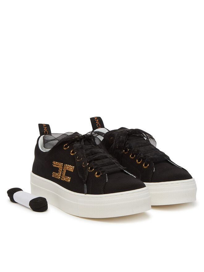 Elisabetta Franchi Sneakersy Elisabetta Franchi F4-A9E-0241 Černá