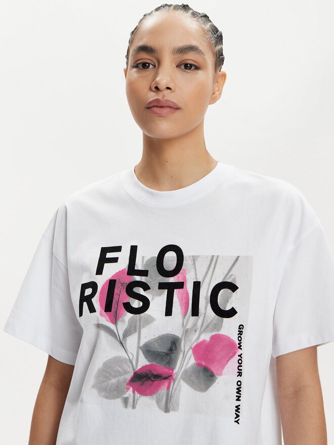 ONLY ONLY Camiseta Pixie 15316702 Blanco Regular Fit