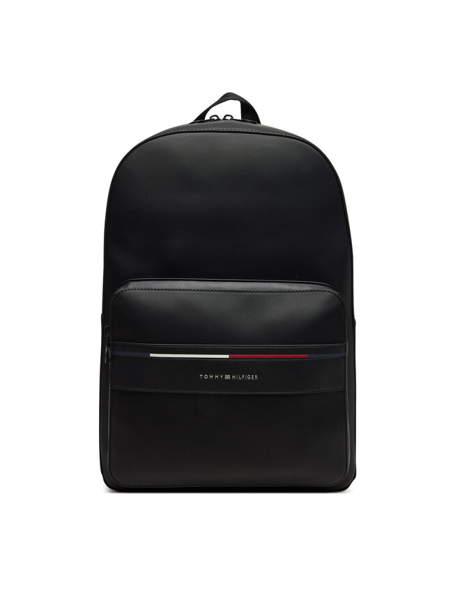 Tommy Hilfiger Batoh Tommy Hilfiger Th Foundation Backpack AM0AM13195 Černá