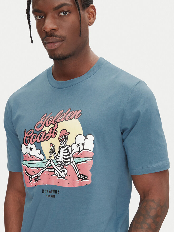 Jack&Jones Jack&Jones Camiseta Eljah 12268472 Azul Relaxed Fit