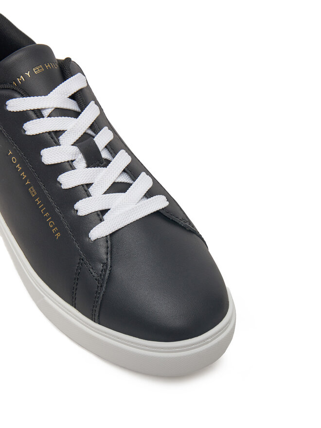 Tommy Hilfiger Sneakersy Tommy Hilfiger Essential Court Sneaker FW0FW08320 Czarny