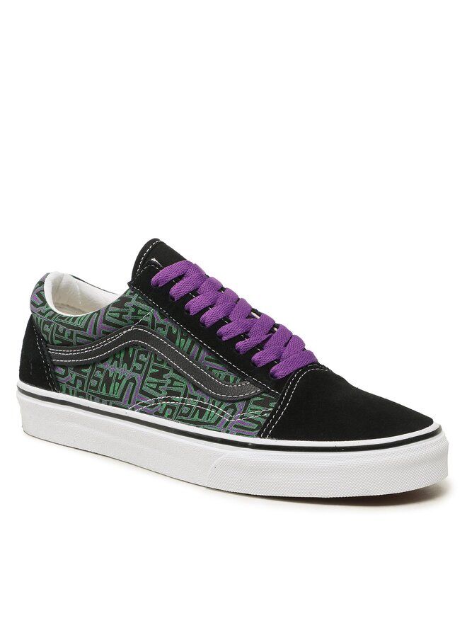 Vans old skool purple black outlet