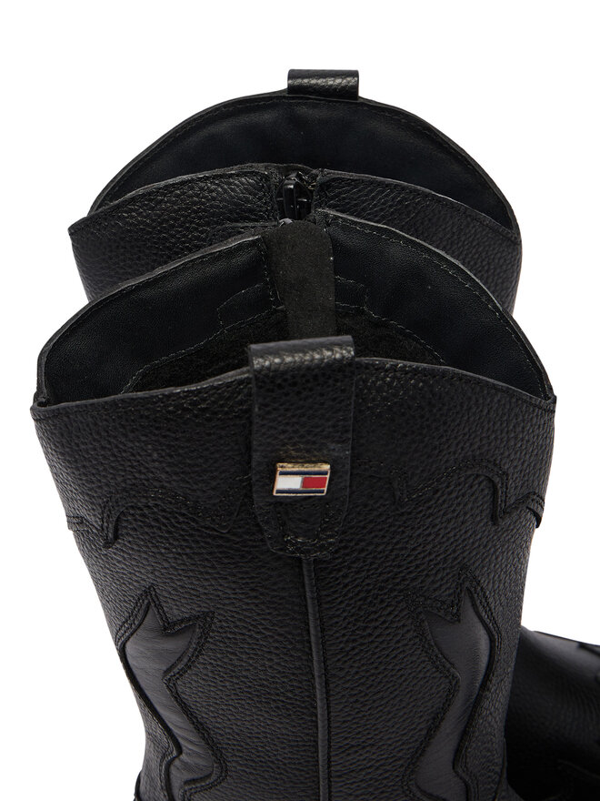 Tommy Hilfiger Cowboystiefel Tommy Hilfiger T3A6-35193-0036 Schwarz