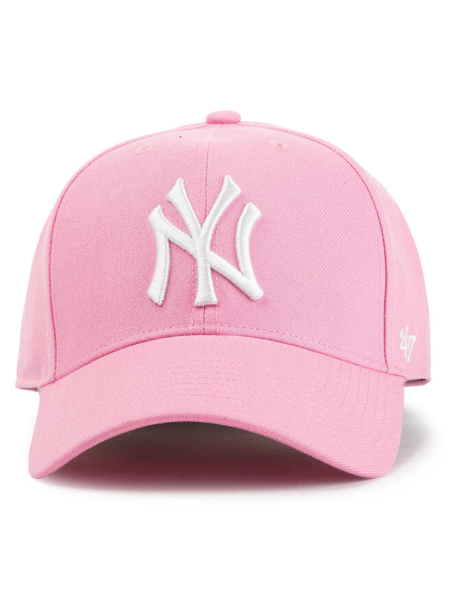 47 Brand Kšiltovka 47 Brand New York Yankees B-MVPSP17WBP-RS Růžová