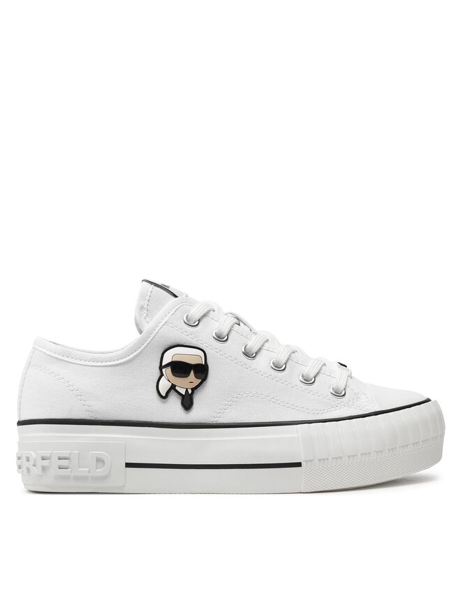KARL LAGERFELD Sneakers aus Stoff KARL LAGERFELD KL60424 Weiß