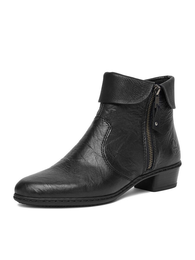 Rieker Schnürschuhe Rieker Y07A8-01 Schwarz
