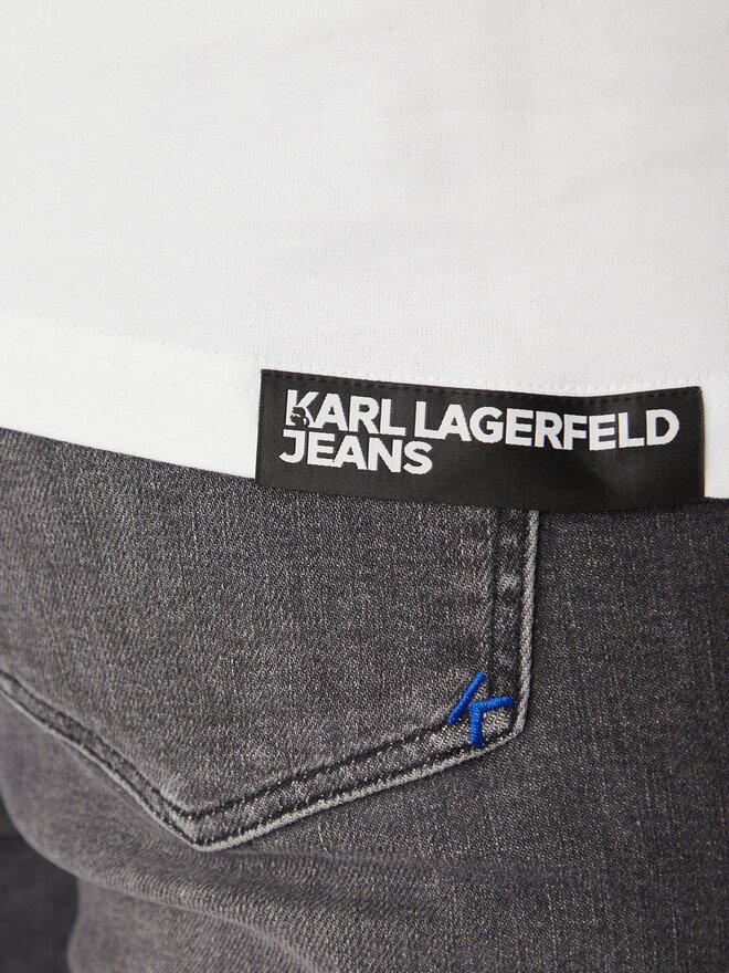 Karl Lagerfeld Jeans Karl Lagerfeld Jeans Camiseta A2M17036 Blanco Regular Fit