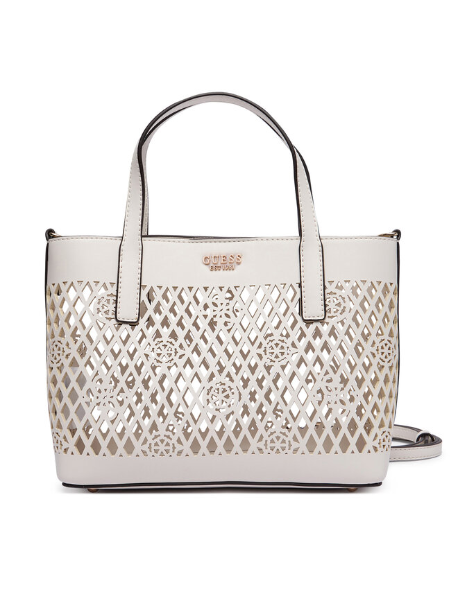 Guess Handtasche Guess Letty Mini HWPG99 11750 Weiß