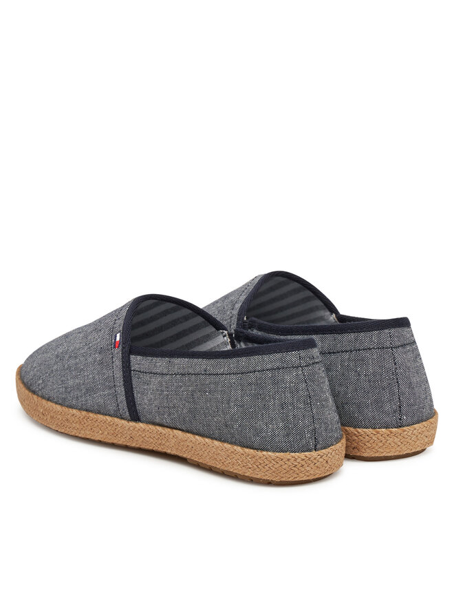 Tommy Hilfiger Espadrilles Tommy Hilfiger Hilfiger Chambray Espadrille FM0FM05391 Kék