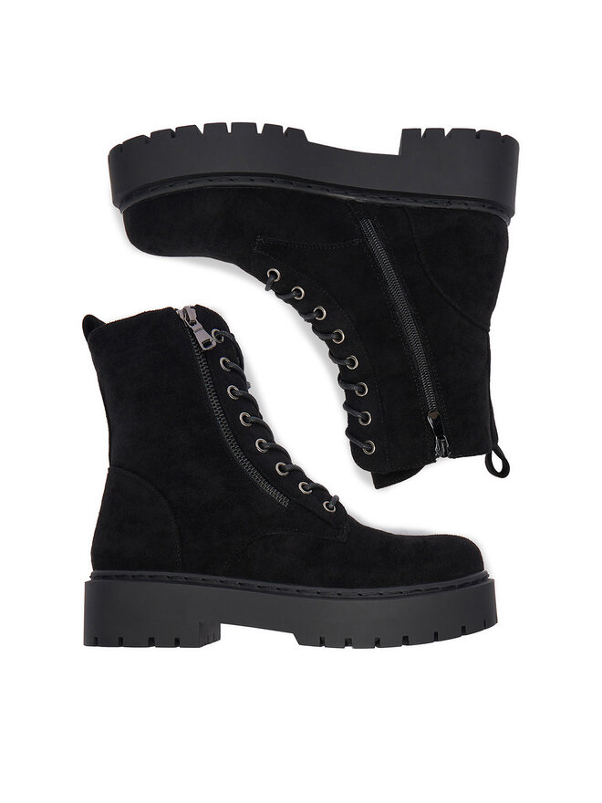 DeeZee Botines planos DeeZee HX21001-70D Negro