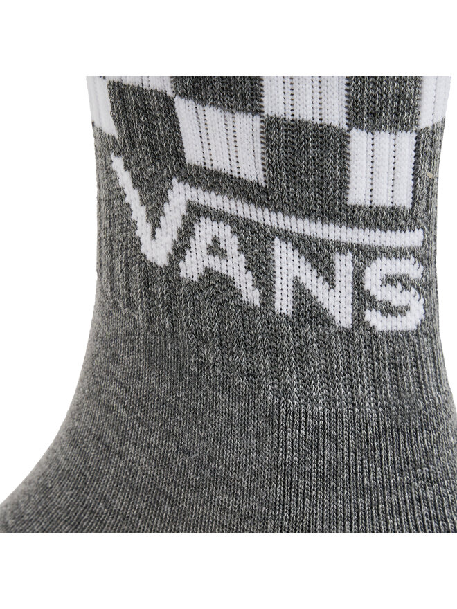 Vans Zestaw 3 par wysokich skarpet męskich Vans Classic Check Crew VN000F0WY281 Czarny