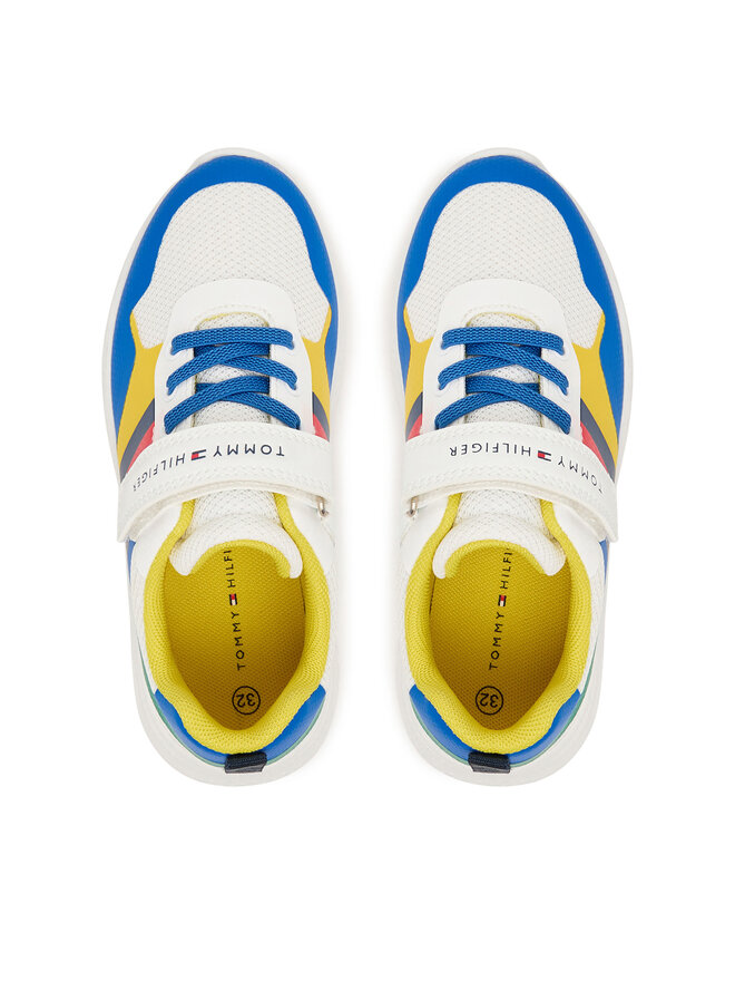 Tommy Hilfiger Sneakers Tommy Hilfiger Flag Low Cut Lace-Up/Velcro T1X9-34369-1843 S Bunt