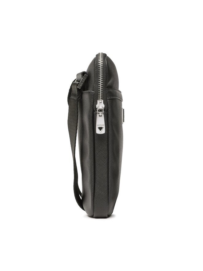 Guess Плоска сумка Guess Certosa Saffiano Smart HMECSA P3123 Чорний